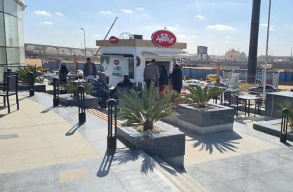 Café opening in New Cairo, Egypt